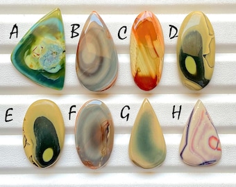 New Mexican Imperial Jasper Cabochon Loose Gemstone For Jewelry Making, AAA+ Natural Imperial Jasper Gemstone For Wire Wrap - 23858-23865