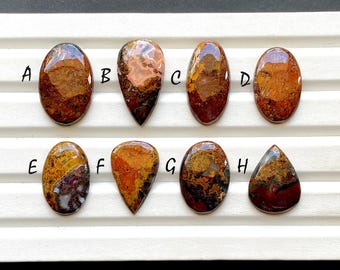 Moroccan Agate Cabochon Loose Gemstone For Jewelry Making, AAA+ Moroccan Agate Gemstone For Wire Wrap & Handmade Jewelry - 28827-28834