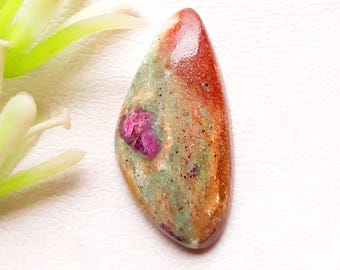Ruby Fuchsite Cabochon Loose Gemstone For Jewelry Making, AAA+ Natural Ruby Fuchsite Gemstone Cabochon For Wire Wrap- 22026-22029