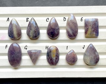 New Iolite Sunstone Cabochon Loose Gemstone For Jewelry Making, AAA+ Natural Iolite Sunstone Gemstone Cabochon For Wire Wrap - 30850-30859