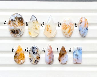 Selected Scenic Agate Cabochon Loose Gemstone For Jewelry Making, AAA+ Natural Scenic Agate Gemstone For Wire Wrap - 27915-27924