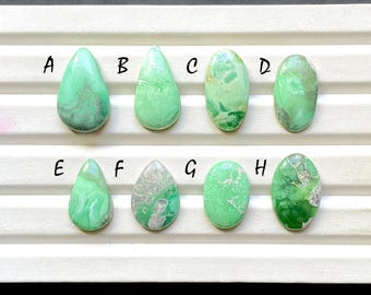 Variscite Cabochon Loose Gemstone For Jewelry Making, AAA+ Natural Variscite for Jewelry Making and Wire Wrapping - 31777-31784