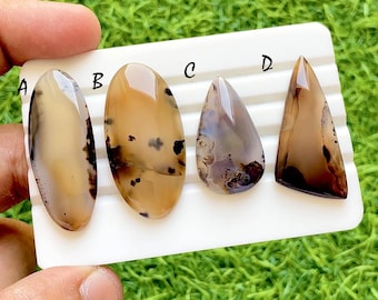 Montana Agate Cabochon Loose Gemstone For Jewelry Making, Natural Montana Agate Gemstone For Handmade Jewelry and Wirewrap - 36933-36836