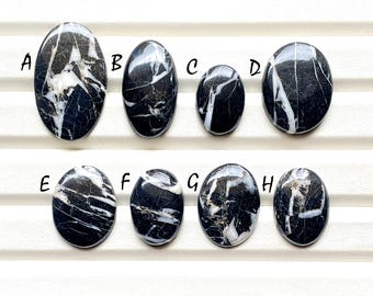 New Thunderstorm Jasper Cabochon Loose Gemstone For Jewelry Making, AAA+ Natural Thunderstorm Jasper Cabochon For Wire Wrap - 25770-25777