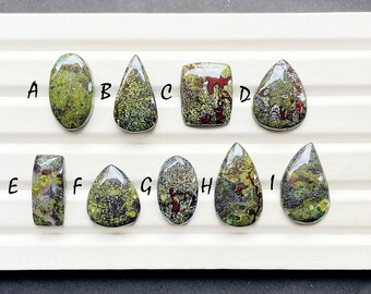 Dragon Jasper Cabochon Loose Gemstone For Jewelry Making, AAA+ Natural Dragon Jasper For Handmade Jewelry And Wire Wrap -28568-28576