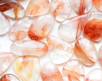 Newest Cherry Quartz Cabochon Loose Gemstone Wholesale Lot By Weight With Different Shapes And Sizes Used For Jewelry Making