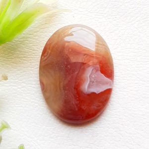 Carnelian Agate Cabochon Loose Gemstone For Jewelry Making, AAA+ Natural Carnelian Agate For Handmade Jewelry And Wire Wrap - 23072-23075
