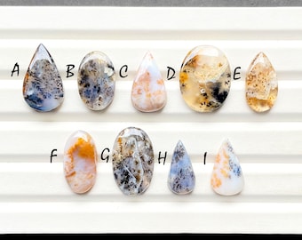 Selected Scenic Agate Cabochon Loose Gemstone For Jewelry Making, AAA+ Natural Scenic Agate Gemstone For Wire Wrap - 27906-27914