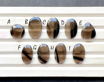 MIDNIGHT LACE Obsidian Cabochon Loose Gemstone, AAA+ Midnight Lace Cabochon For Handmade Jewelry and Wire Wrapping - 32866-32874