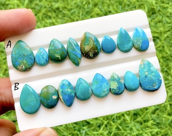 Natural Chilean Opal Cabochon Loose Gemstone 8 Pieces Lot, AAA+ Chilean Opal Gemstone Cabochon For Handmade Jewelry - 36771-36772