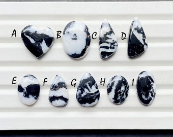 White BUFFALO TURQUOISE Cabochon Loose Gemstone For Jewelry Making, AAA+ Buffalo Turquoise For Handmade Jewelry And Wire Wrap - 26296-26304