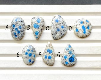 K2 Jasper Cabochon Loose Gemstone For Jewelry Making, AAA+ Natural K2 Jasper Cabochon Gemstone For Wire Wrap - 28869-28875