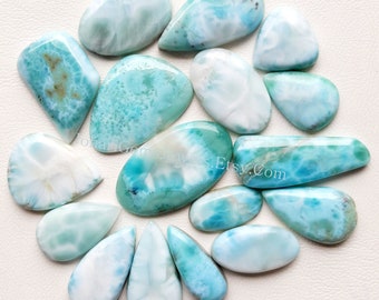 Larimar Cabochon Wholesale Price Loose Gemstone For Making Jewelry and pendant