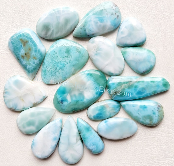Larimar Cabochon Wholesale Price Loose Gemstone For Making Jewelry and pendant