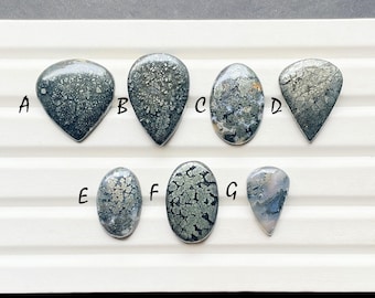 Marcasite Cabochon Loose Gemstone For Jewelry Making, AAA+ Natural Marcasite Gemstone For Handmade Jewelry And Wire Wrap - 27584-27590