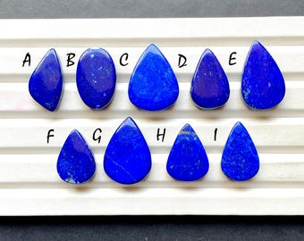 Lapis Lazuli Cabochon Loose Gemstone For Jewelry Making, AAA+ Natural Beautiful Lapis Lazuli Gemstone For Handmade Jewelry - 32673-32681