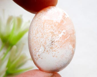 Pink Scolecite Cabochon Loose Gemstone For Jewelry Making, AAA+ Natural Pink Scolecite For Handmade Jewelry And Wirewrap -  24730-24733