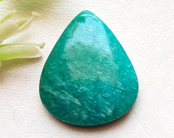 Peruvian Amazonite Cabochon Loose Gemstone For Jewelry Making, AAA+ Natural Peruvian Amazonite Cabochon For Handmade Jewelry - 24388-24391