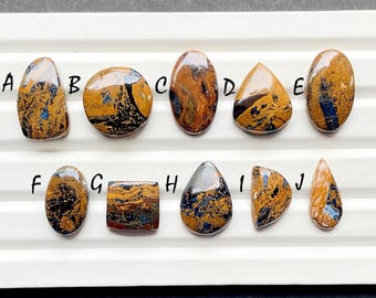 NEW Brown Pietersite Cabochon Loose Gemstone For Jewelry Making, Natural Pietersite Gemstone For Handmade Jewelry & Wire Wrap - 26439-26448
