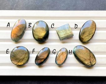 NEW Copper Labradorite Cabochon Loose Gemstone, AAA+ Natural Copper Labradorite Cabochon For Handmade Jewelry and Wire Wrap- 29901-29908