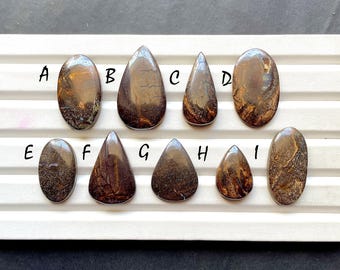 Latest Boulder Opal Cabochon Loose Gemstone For Jewelry Making, AAA+ Natural Boulder Opal Cabochon For Handmade Jewelry - 30933-30941