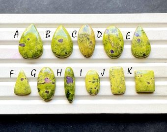 NEW Atlantisite Cabochon Loose Gemstone For Jewelry Making, AAA+ Natural Atlantisite Gemstone Cabochon For Wire Wrap - 33907-33917