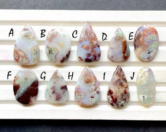 NEW Peruvian Opal Cabochon Loose Gemstone For Jewelry Making, AAA+ Natural Peruvian Opal Gemstone Cabochon For Handmade Jewelry -31836-31845