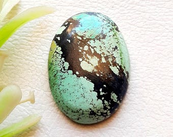 Natural Tibetan Turquoise Cabochon Loose Gemstone For Jewelry Making, AAA+ Tibetan Turquoise For Handmade Jewelry And Wirewrap - 22258-22261