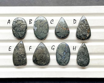 NEW Marcasite Cabochon Loose Gemstone For Jewelry Making, AAA+ Natural Marcasite Gemstone For Handmade Jewelry And Wire Wrap - 30027-30034