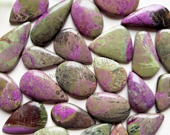 STICHTITE PURPURITE Cabochon Wholesale Lot By Weight With Different Shapes And Sizes Used For Jewelry Making And Wire Wrapping