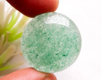 Green Strawberry Quartz Cabochon Loose Gemstone For Jewelry Making, AAA+ Natural Green Strawberry Quartz Gemstone For Wire Wrap -22030-22033