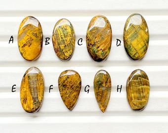 Neelite Dendritic Cabochon Loose Gemstone For Jewelry Making, AAA+ Natural Flashy Neelite Dendritic Gemstone For Wire Wrap - 27768-27775