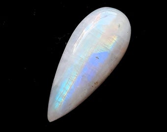 Top Quality Rainbow Moonstone Cabochon Loose Gemstone For Jewelry Making, Natural Rainbow Moonstone For Handmade Jewelry - 21238-21241