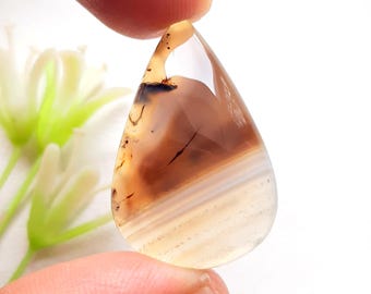Montana Agate Cabochon Loose Gemstone For Jewelry Making, Natural Montana Agate Gemstone For Handmade Jewelry and Wirewrap - 25665-25668