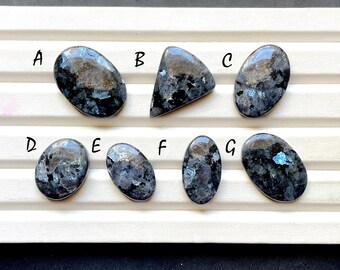 Larvikite Cabochon Loose Gemstone For Jewelry Making, AAA+ Natural Larvikite Gemstone For Handmade Jewelry And Wire Wrap - 31435-31441