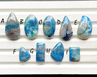 Rare Quantum Quattro Cabochon Loose Gemstone For Jewelry Making, High Polish Natural Quantum Quattro Gemstone For Wire Wrap - 27021-27029