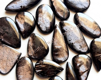 Top Quality Hypersthene Cabochon Wholesale Lot By Weight With Different Shapes And Sizes Used For Jewelry Making