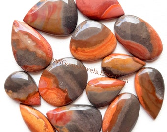 Polychrome Jasper Wholesale Lot Cabochon By Weight With Different Shapes And Sizes Used For Jewelry Making