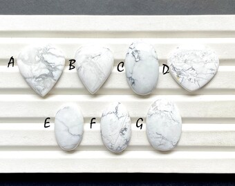 Howlite Turquoise Cabochon Loose Gemstone For Jewelry Making, AAA+ Natural Howlite Turquoise Gemstone Cabochon For Wire Wrap- 27507-27513