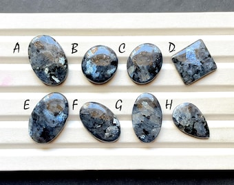 Larvikite Cabochon Loose Gemstone For Jewelry Making, AAA+ Natural Larvikite Gemstone For Handmade Jewelry And Wire Wrap - 31427-31434