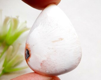 Pink Scolecite Cabochon Loose Gemstone For Jewelry Making, AAA+ Natural Pink Scolecite For Handmade Jewelry And Wirewrap -  24726-24729