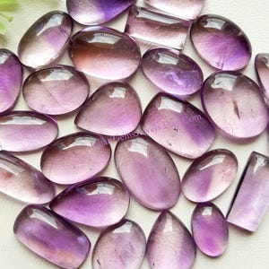 Latest PINK AMETHYST Cabochon Wholesale Lot By Weight With Different Shapes And Sizes Used For Jewelry Making And Wire Wrapping