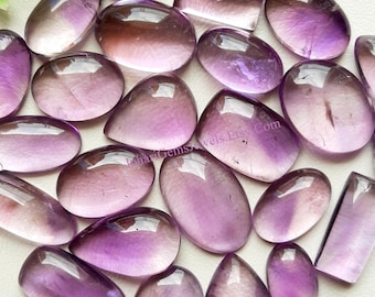 Latest PINK AMETHYST Cabochon Wholesale Lot By Weight With Different Shapes And Sizes Used For Jewelry Making And Wire Wrapping