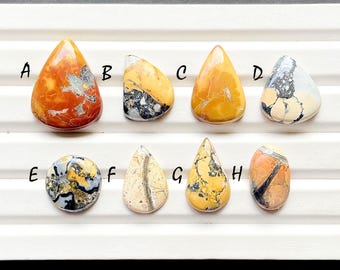 Selected Maligano Jasper Cabochon Loose Gemstone For Jewelry Making, AAA+ Natural Maligano Cabochon Gemstone For Wire Wrap - 28206-28213