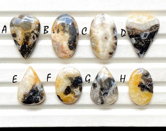 New PLUM Agate Cabochon Loose Gemstone For Jewelry Making, AAA+ Natural Plum Agate Gemstone For Wire Wrap & Handmade Jewelry - 28835-28842