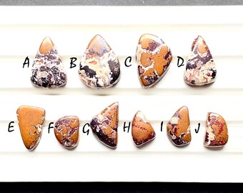 Selected COPPER DOLOMITE Cabochon Loose Gemstone For Jewelry Making, AAA+ Natural Copper Dolomite Cabochon For Wire Wrap - 28235-28244