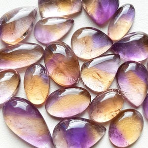 AMETRINE Cabochon Wholesale Lot By Weight With Different Shapes And Sizes Used For Jewelry Making