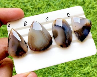 Montana Agate Cabochon Loose Gemstone For Jewelry Making, Natural Montana Agate Gemstone For Handmade Jewelry and Wirewrap - 36832-36835