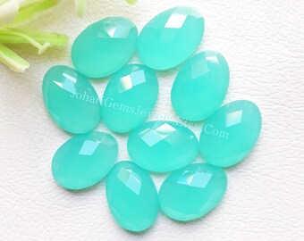 Paraiba Onyx Rose Cut Slice - Top Quality Paraiba Onyx Rose Cut Flat Back Gemstone 10 Pieces Lot For Jewelry Making, Pendant, Ring