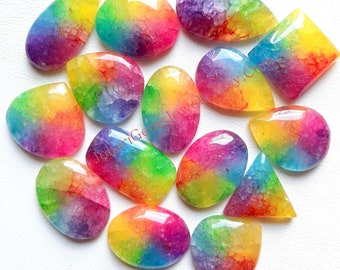 Solar Quartz Cabochon Wholesale Lot By Weight With Different Shapes And Sizes Used For Jewelry Making